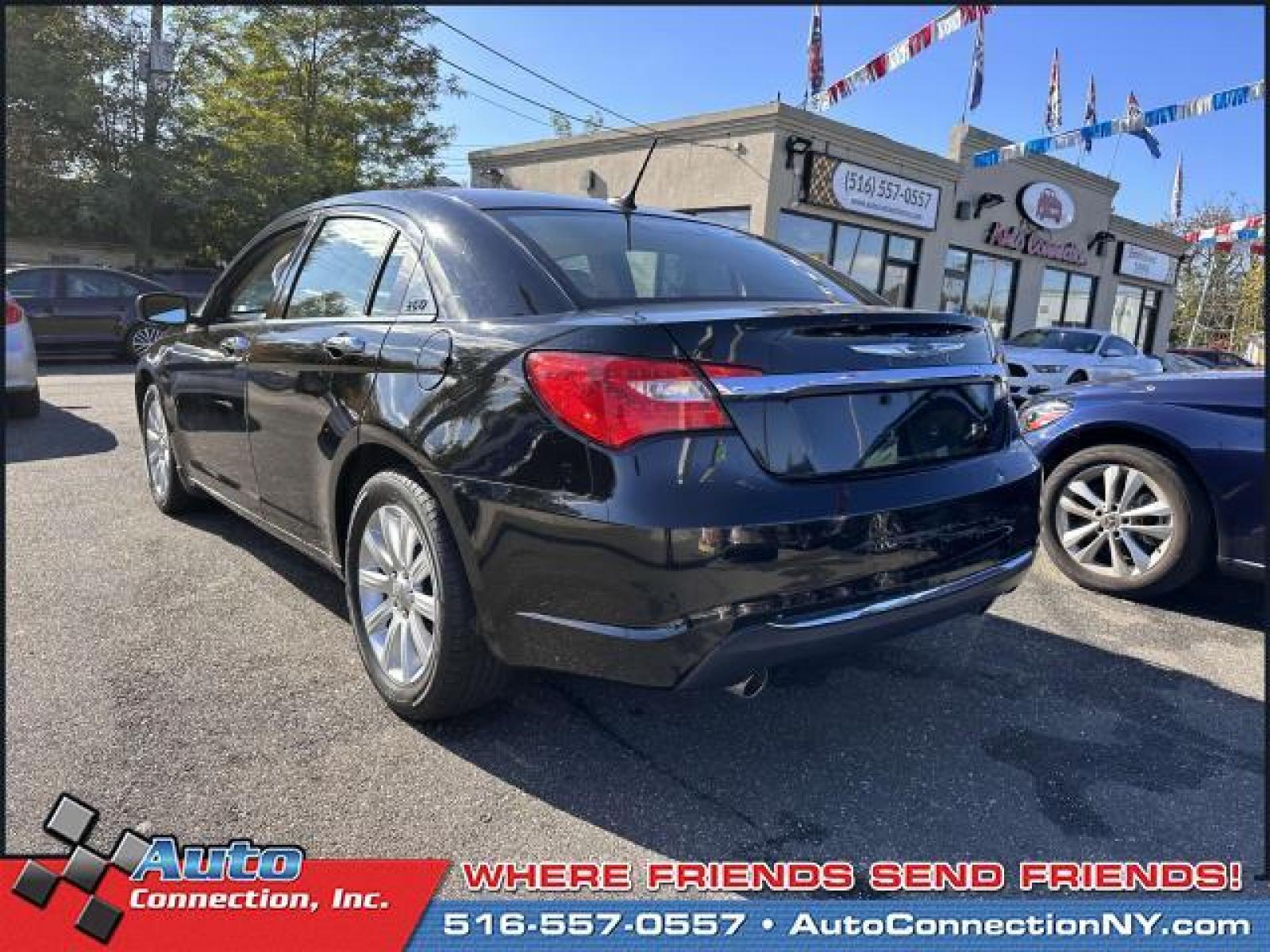 2013 Black /Black/Light Frost Beige Chrysler 200 4dr Sdn Limited (1C3CCBCG9DN) with an 6 3.6L engine, Automatic transmission, located at 2860 Sunrise Hwy, Bellmore, NY, 11710, (516) 557-0557, 40.669529, -73.522118 - We are overstocked and making deals on models such as this 2013 Chrysler 200. This 200 has traveled 137305 miles, and is ready for you to drive it for many more. We're overstocked and ready to make deals with all of our customers. Get a fast and easy price quote. All internet purchases include a 12 - Photo #5