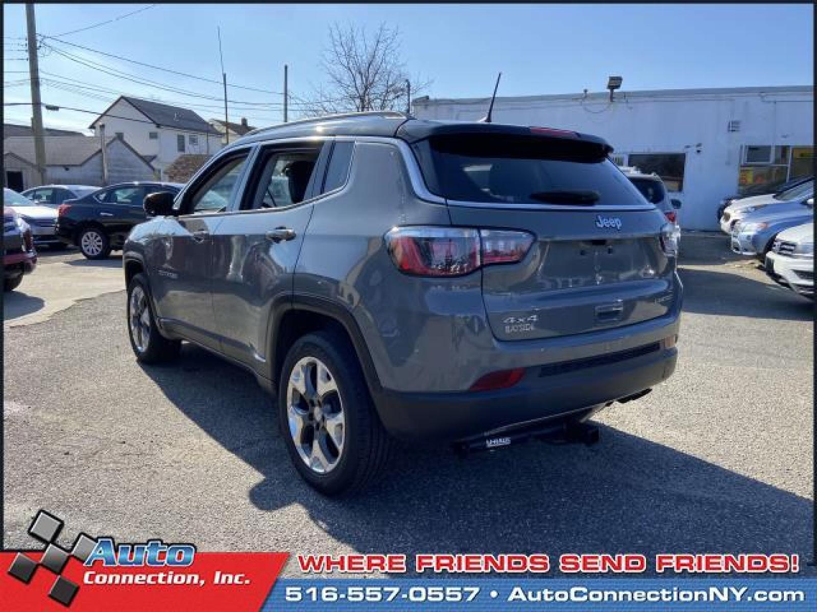 2019 Sting-Gray Clearcoat /Black Jeep Compass Limited 4x4 (3C4NJDCB1KT) , Automatic transmission, located at 2860 Sunrise Hwy, Bellmore, NY, 11710, (516) 557-0557, 40.669529, -73.522118 - Form meets function with the 2019 Jeep Compass. This Compass has been driven with care for 68206 miles. Real cars. Real prices. Real people. Start driving today. All internet purchases include a 12 mo/ 12000 mile protection plan. All internet purchase prices are displayed with a $1995 trade or cash - Photo #5