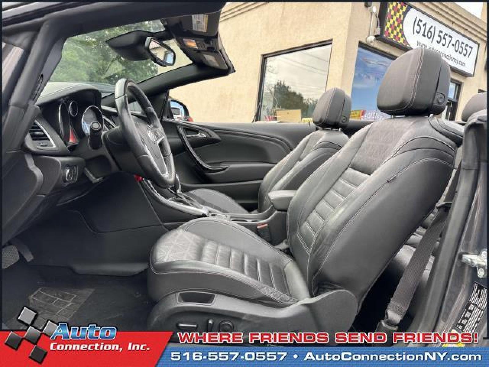 2016 Graystone Metallic /Jet Black Buick Cascada 2dr Conv Premium (W04WT3N58GG) , Automatic transmission, located at 2860 Sunrise Hwy, Bellmore, NY, 11710, (516) 557-0557, 40.669529, -73.522118 - Photo #10