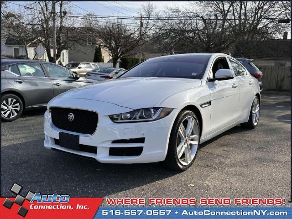 2017 Glacier White Metallic /Black Jaguar XE 35t Prestige AWD (SAJAK4BV9HA) , Automatic transmission, located at 2860 Sunrise Hwy, Bellmore, NY, 11710, (516) 557-0557, 40.669529, -73.522118 - With a mix of style and luxury, you and #39;ll be excited to jump into this 2017 Jaguar XE every morning. This XE offers you 22111 miles, and will be sure to give you many more. Visit us to learn how you can add this vehicle to your family lineup. Stop by the showroom for a test drive; your dream c - Photo #1