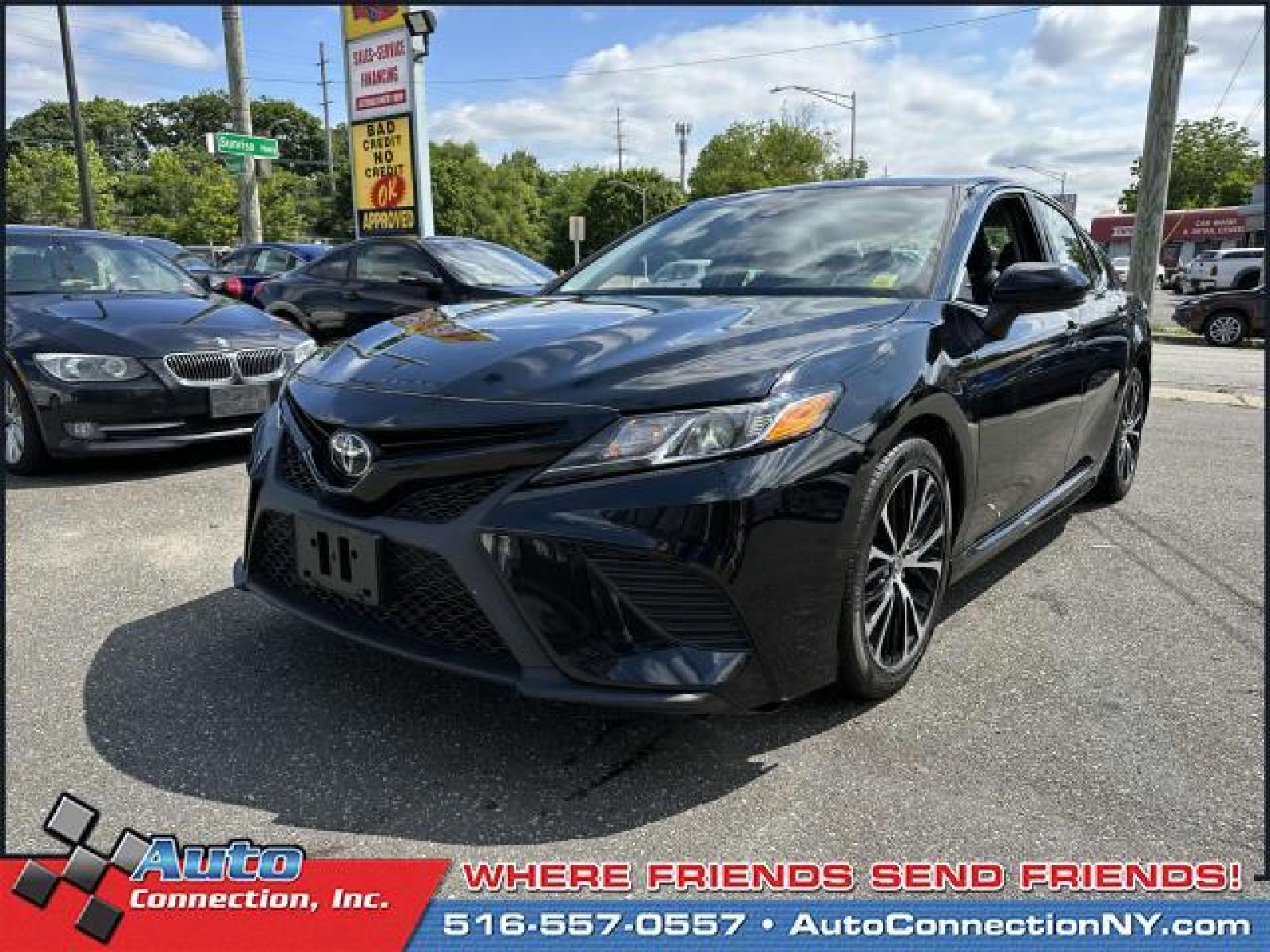 2019 Midnight Black Metallic /Black Toyota Camry SE Auto (Natl) (4T1B11HK5KU) , Automatic transmission, located at 2860 Sunrise Hwy, Bellmore, NY, 11710, (516) 557-0557, 40.669529, -73.522118 - This 2019 Toyota Camry is a dream machine designed to dazzle you! This Camry has been driven with care for 65288 miles. You'll always feel welcome at Auto Connection. Start driving today. All internet purchases include a 12 mo/ 12000 mile protection plan. All internet purchase prices are displaye - Photo #4