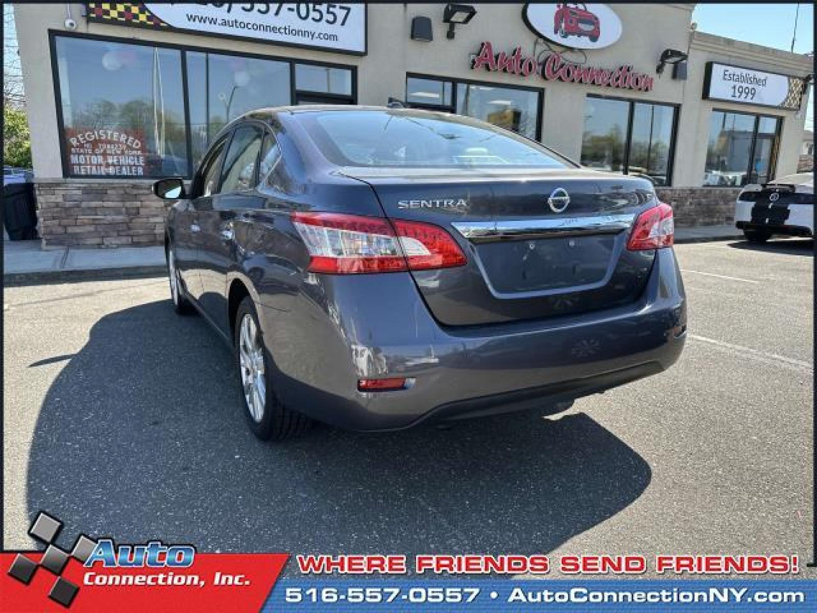 2015 Amethyst Gray /Marble Gray Nissan Sentra 4dr Sdn I4 CVT SL (3N1AB7AP7FY) , Automatic transmission, located at 2860 Sunrise Hwy, Bellmore, NY, 11710, (516) 557-0557, 40.669529, -73.522118 - This 2015 Nissan Sentra is a dream to drive. This Sentra has traveled 110496 miles, and is ready for you to drive it for many more. We won't sell you a vehicle that we wouldn't sell our family. Don't risk the regrets. Test drive it today! All internet purchases include a 12 mo/ 12000 mile protectio - Photo #5