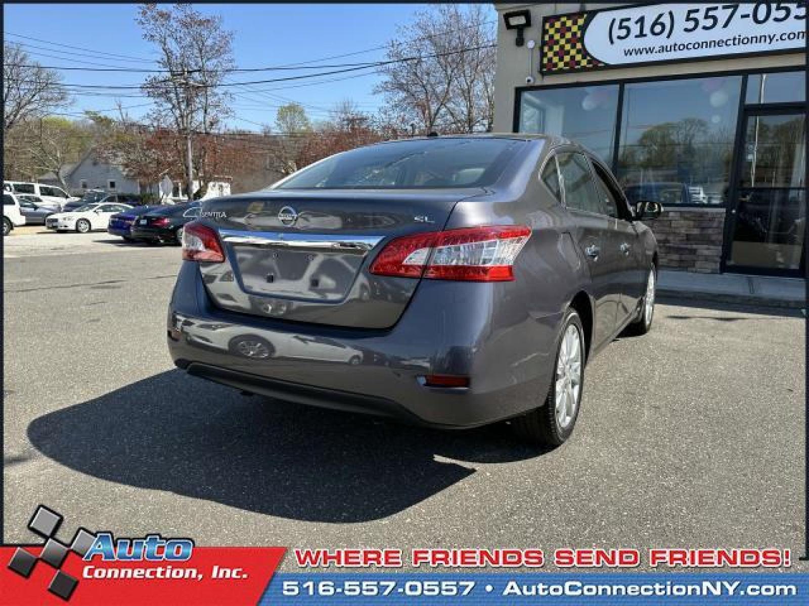 2015 Amethyst Gray /Marble Gray Nissan Sentra 4dr Sdn I4 CVT SL (3N1AB7AP7FY) , Automatic transmission, located at 2860 Sunrise Hwy, Bellmore, NY, 11710, (516) 557-0557, 40.669529, -73.522118 - This 2015 Nissan Sentra is a dream to drive. This Sentra has traveled 110496 miles, and is ready for you to drive it for many more. We won't sell you a vehicle that we wouldn't sell our family. Don't risk the regrets. Test drive it today! All internet purchases include a 12 mo/ 12000 mile protectio - Photo #6