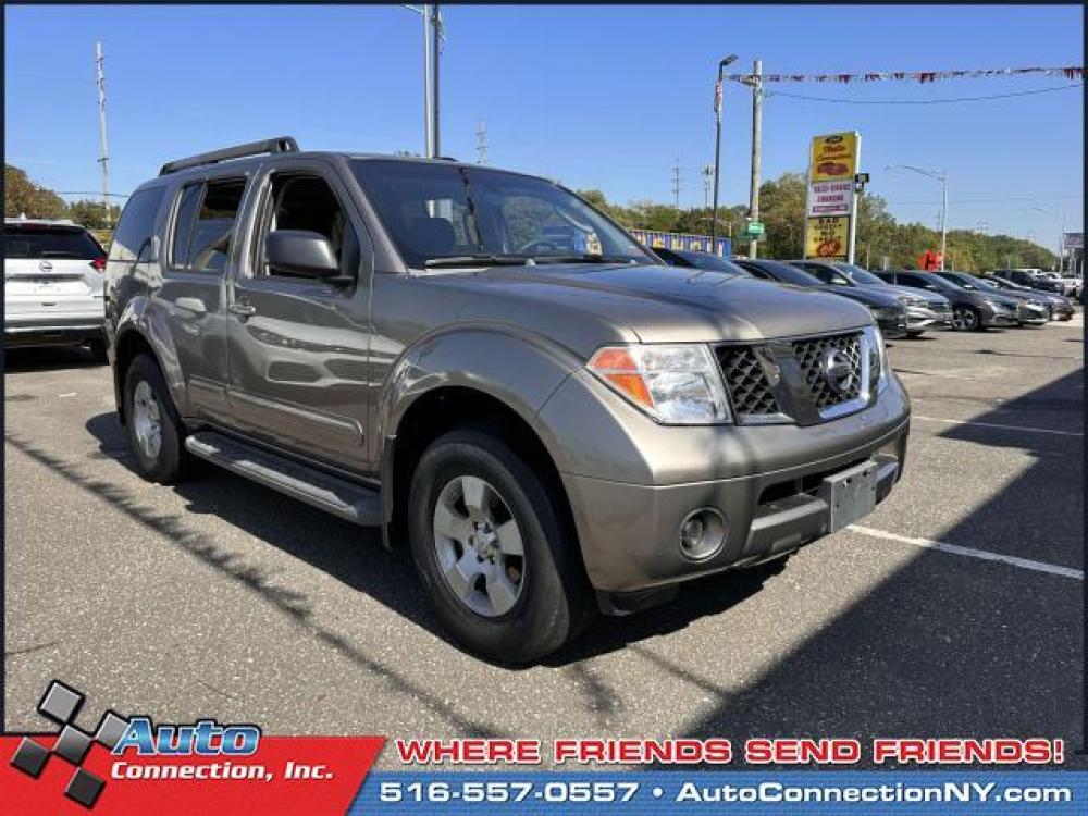 2006 Storm Gray Metallic /Graphite Nissan Pathfinder S 4WD (5N1AR18W96C) , Automatic transmission, located at 2860 Sunrise Hwy, Bellmore, NY, 11710, (516) 557-0557, 40.669529, -73.522118 - Designed to deliver a dependable ride with dazzling design, this 2006 Nissan Pathfinder is the total package! This Pathfinder has 94534 miles, and it has plenty more to go with you behind the wheel. Real cars. Real prices. Real people. If you're ready to make this your next vehicle, contact us to g - Photo #0