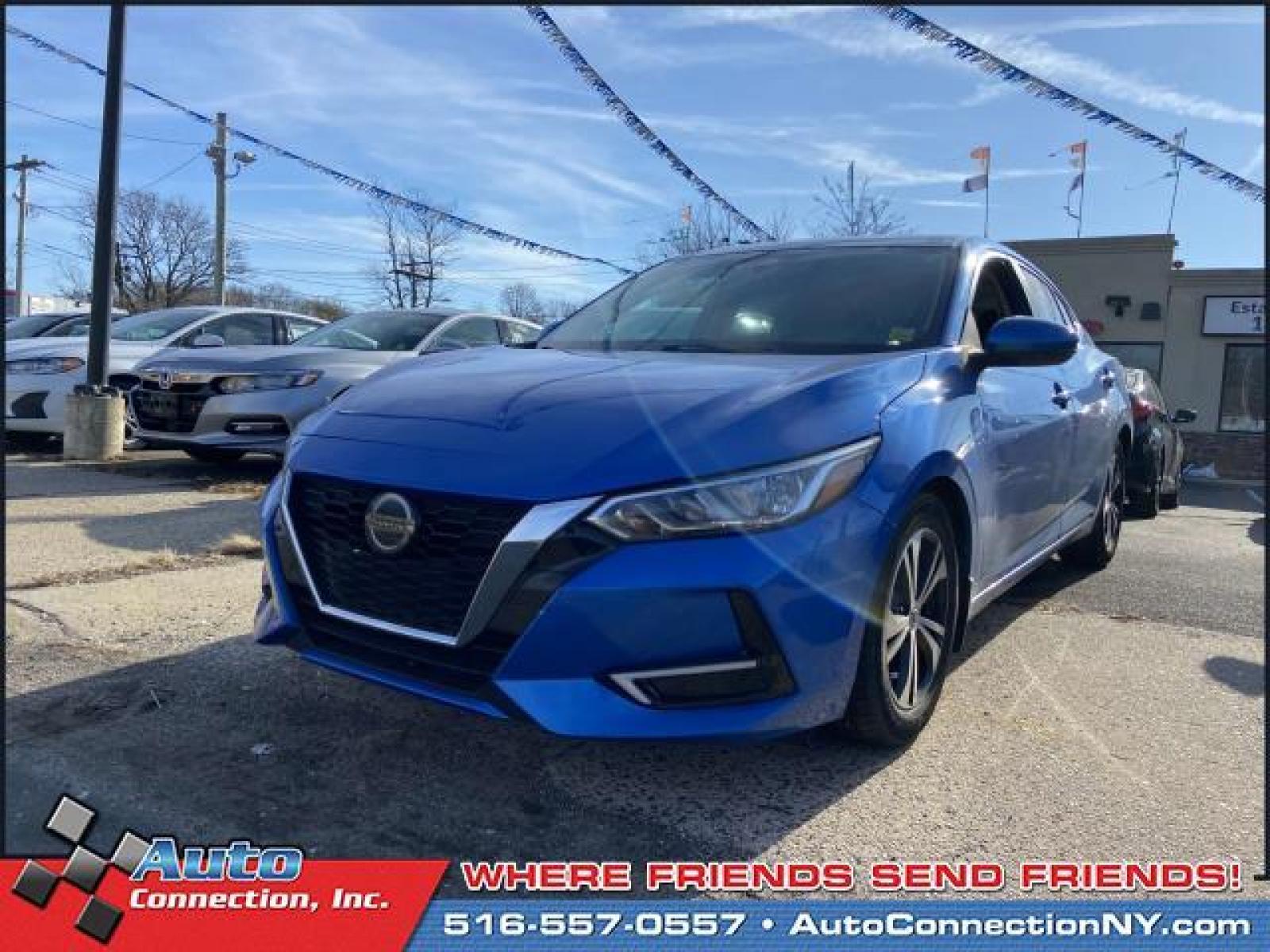 2020 Electric Blue Metallic /Charcoal Nissan Sentra SV CVT (3N1AB8CV6LY) , Automatic transmission, located at 2860 Sunrise Hwy, Bellmore, NY, 11710, (516) 557-0557, 40.669529, -73.522118 - With the many models available, this stylish 2020 Nissan Sentra will prove to be a model that you will be glad you checked out. This Sentra has been driven with care for 26912 miles. We always appreciate your business at Auto Connection. Do not Hesitate on such a great offer. All internet purchases - Photo #4