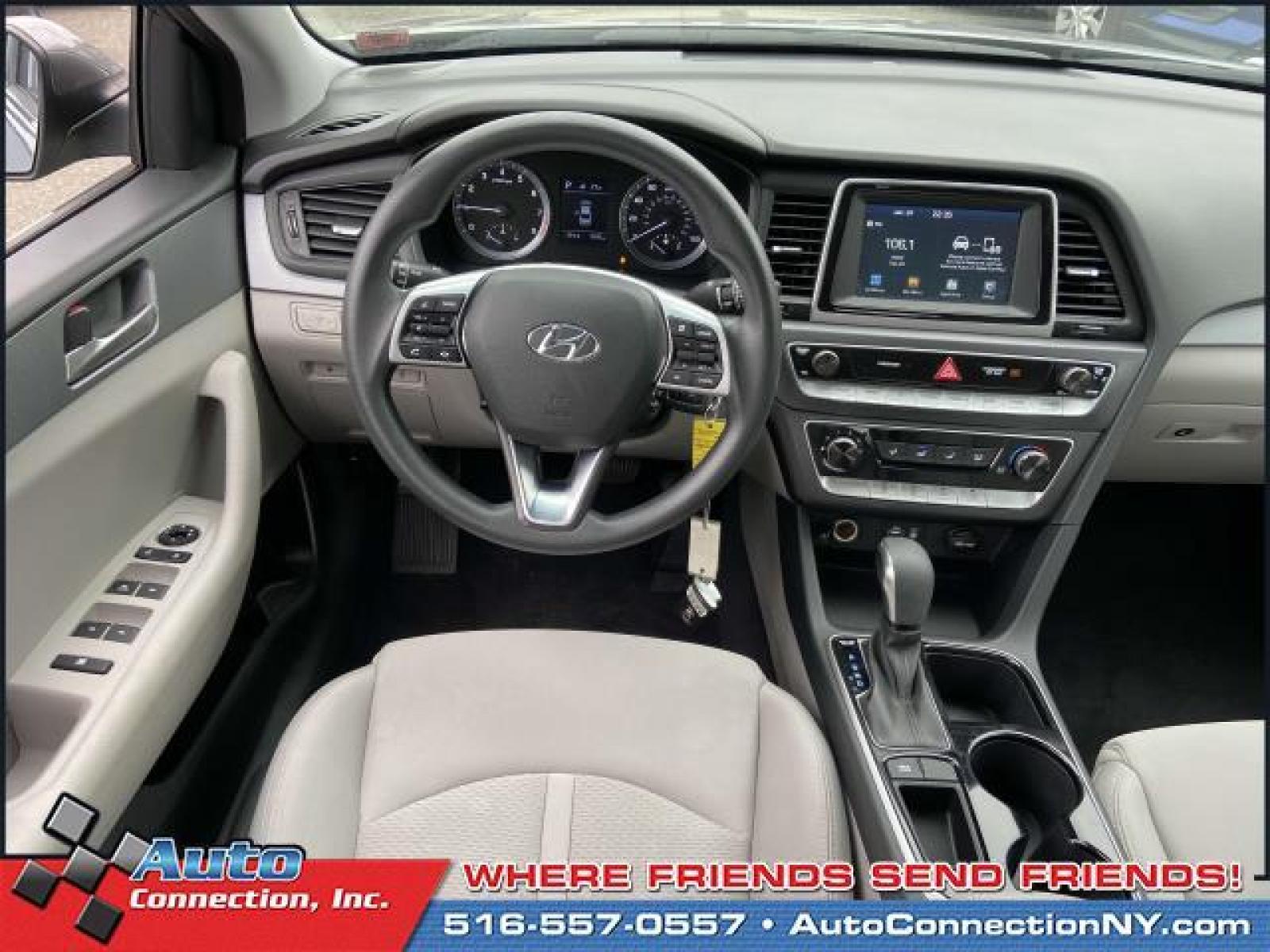 2019 Machine Gray /Gray Hyundai Sonata SE 2.4L (5NPE24AF5KH) , Automatic transmission, located at 2860 Sunrise Hwy, Bellmore, NY, 11710, (516) 557-0557, 40.669529, -73.522118 - This 2019 Hyundai Sonata is a dream to drive. This Sonata has been driven with care for 9395 miles. We work our hardest to give you an outstanding experience and ensure you're always completely satisfied with every aspect of our services. Take home the car of your dreams today. All internet purchas - Photo #11