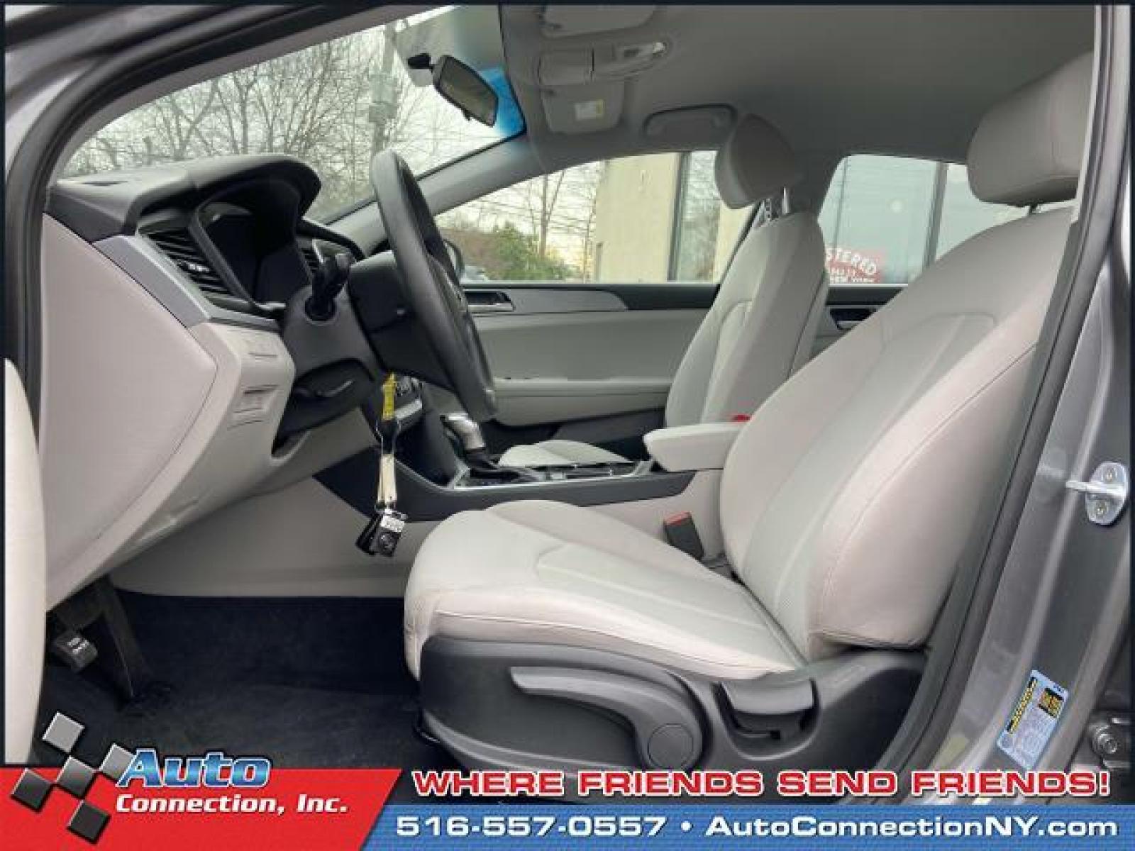 2019 Machine Gray /Gray Hyundai Sonata SE 2.4L (5NPE24AF5KH) , Automatic transmission, located at 2860 Sunrise Hwy, Bellmore, NY, 11710, (516) 557-0557, 40.669529, -73.522118 - Photo #8
