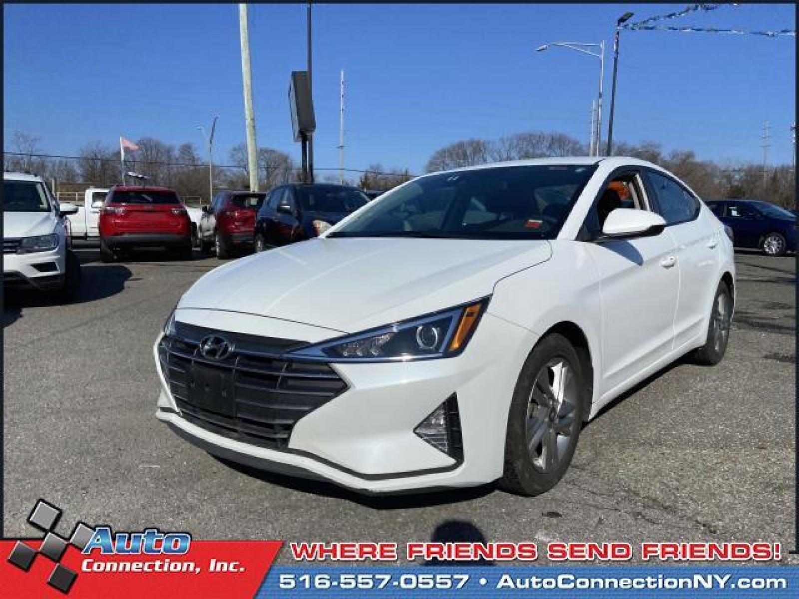 2020 Quartz White Pearl /Black Hyundai Elantra SEL IVT SULEV (5NPD84LF6LH) , Automatic transmission, located at 2860 Sunrise Hwy, Bellmore, NY, 11710, (516) 557-0557, 40.669529, -73.522118 - Designed to deliver superior performance and driving enjoyment, this 2020 Hyundai Elantra is ready for you to drive home. This Elantra offers you 50165 miles, and will be sure to give you many more. You'll always feel welcome at Auto Connection. Call today to speak to any of our sale associates. Al - Photo #4