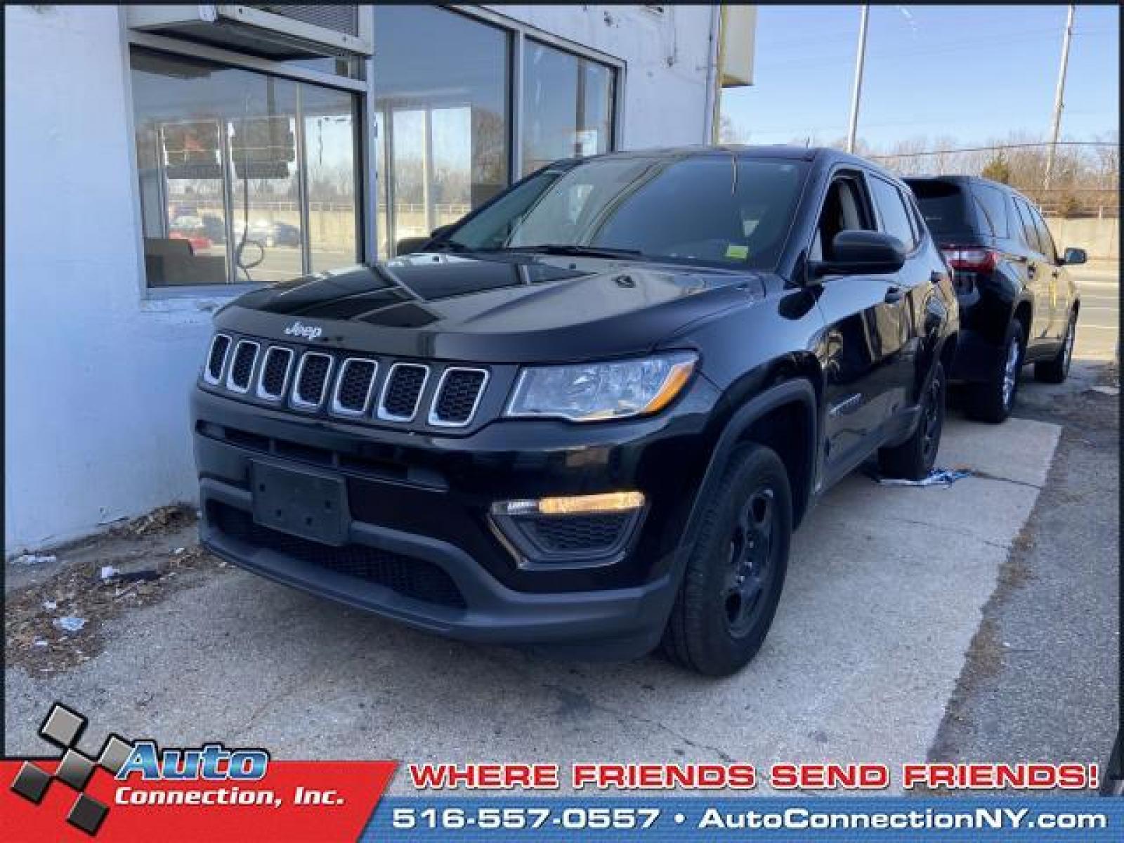 2020 Diamond Black Crystal Pearlcoat /Black Jeep Compass Sport 4x4 (3C4NJDAB5LT) , Automatic transmission, located at 2860 Sunrise Hwy, Bellmore, NY, 11710, (516) 557-0557, 40.669529, -73.522118 - Designed to deliver superior performance and driving enjoyment, this 2020 Jeep Compass is ready for you to drive home. This Compass has 33091 miles, and it has plenty more to go with you behind the wheel. We crush the competition on price and service. Take home the car of your dreams today. All int - Photo #2