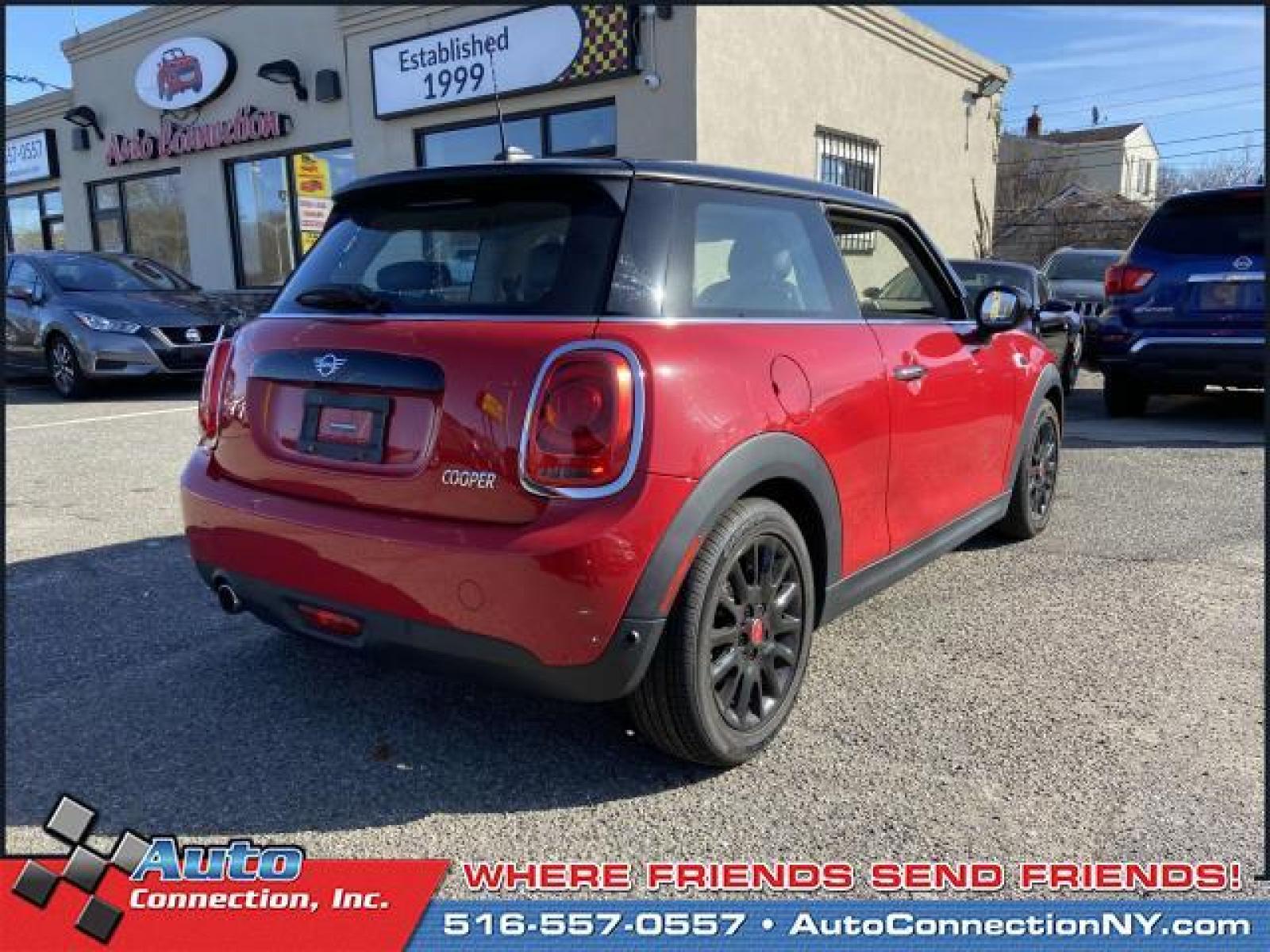 2019 Chili Red /Black Pearl MINI Hardtop 2 Door Cooper FWD (WMWXP5C58K2) , Automatic transmission, located at 2860 Sunrise Hwy, Bellmore, NY, 11710, (516) 557-0557, 40.669529, -73.522118 - This 2019 MINI Hardtop 2 Door has been treated with kid gloves, and it shows. This Hardtop 2 Door has 20282 miles, and it has plenty more to go with you behind the wheel. At Auto Connection, we don't just sell cars; we take care of our customers' needs first. Stop by the showroom for a test drive; - Photo #4