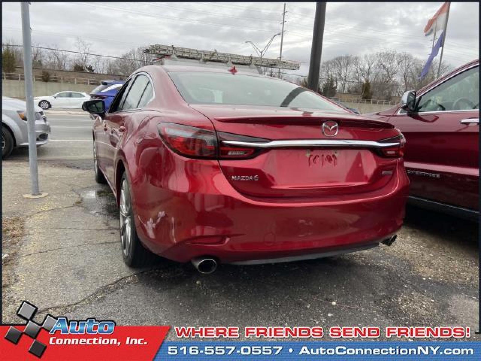 2020 Soul Red Crystal Metallic /Black Mazda MAZDA6 Grand Touring Reserve Auto (JM1GL1WY0L1) , Automatic transmission, located at 2860 Sunrise Hwy, Bellmore, NY, 11710, (516) 557-0557, 40.669529, -73.522118 - Why compromise between fun and function when you can have it all in this 2020 Mazda MAZDA6? This MAZDA6 has 41541 miles, and it has plenty more to go with you behind the wheel. We try to make the purchase process as easy and as hassle-free as possible. Ready for immediate delivery. All internet pur - Photo #4