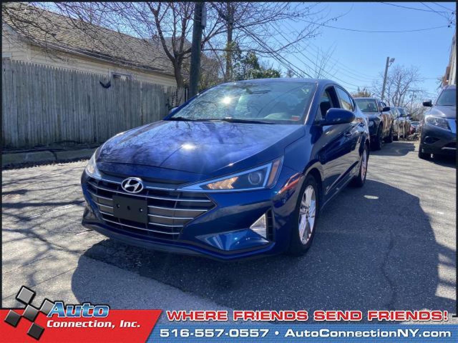2019 Lakeside Blue /Beige Hyundai Elantra SEL Auto (5NPD84LF5KH) , Automatic transmission, located at 2860 Sunrise Hwy, Bellmore, NY, 11710, (516) 557-0557, 40.669529, -73.522118 - Every time you get behind the wheel of this 2019 Hyundai Elantra, you'll be so happy you took it home from Auto Connection. Curious about how far this Elantra has been driven? The odometer reads 58420 miles. We always appreciate your business at Auto Connection. Schedule now for a test drive before - Photo #2