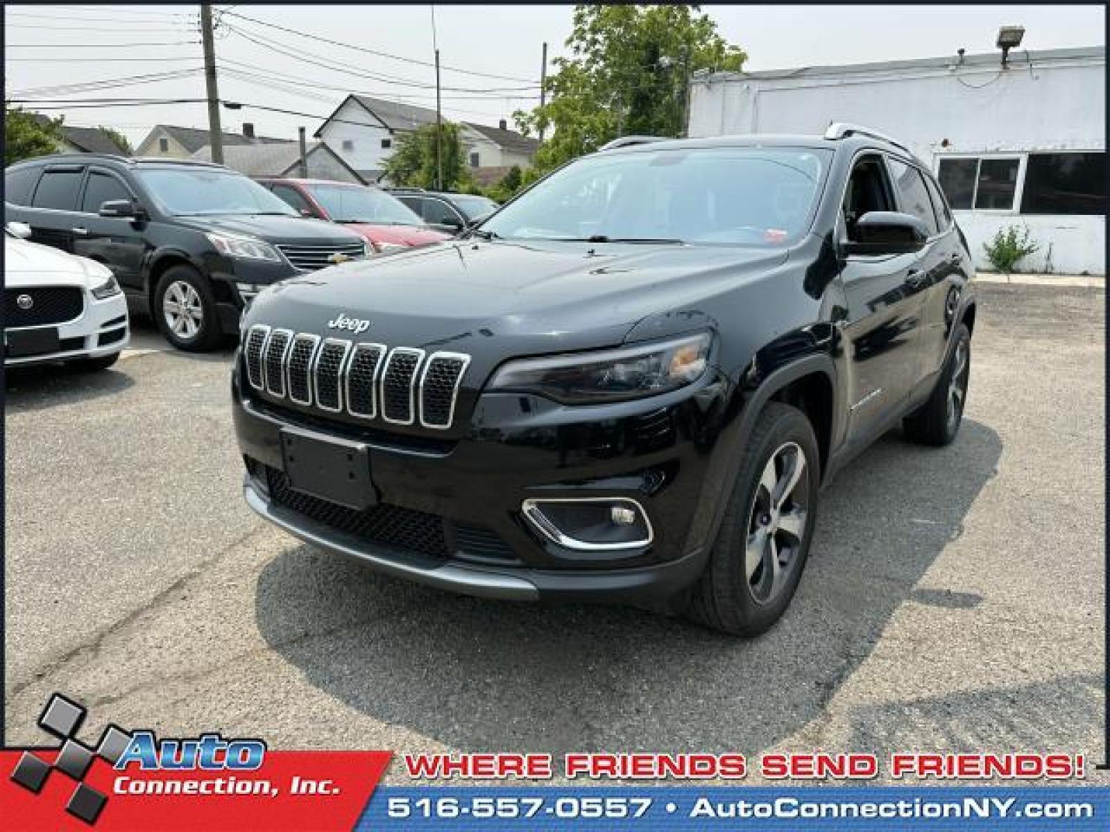 2020 Diamond Black Crystal Pearlcoat /Black Jeep Cherokee Limited 4x4 (1C4PJMDX9LD) , Automatic transmission, located at 2860 Sunrise Hwy, Bellmore, NY, 11710, (516) 557-0557, 40.669529, -73.522118 - You'll always have an enjoyable ride whether you're zipping around town or cruising on the highway in this 2020 Jeep Cherokee. Curious about how far this Cherokee has been driven? The odometer reads 50348 miles. From the moment you walk into our showroom, you'll know our commitment to customer serv - Photo #2