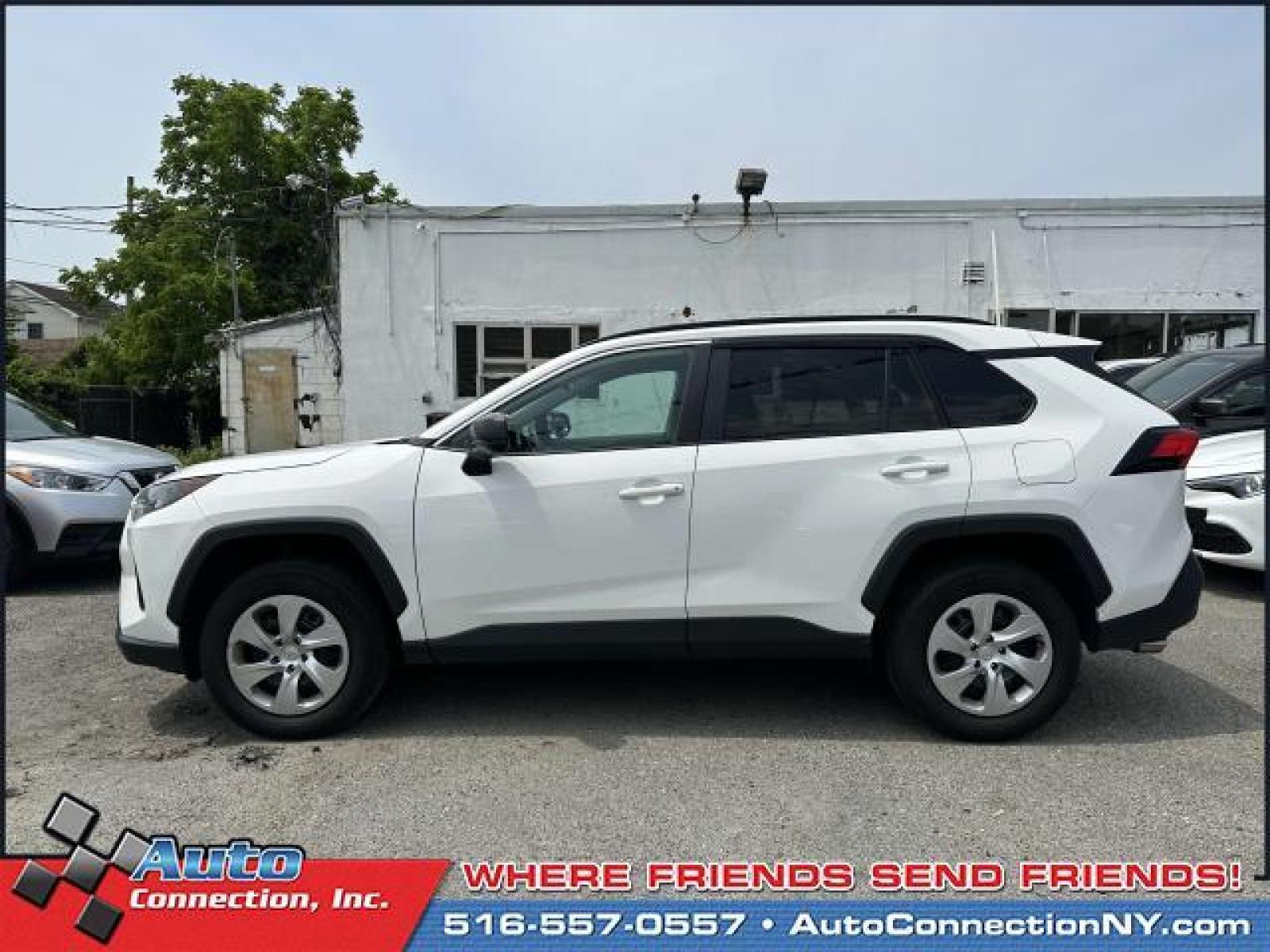 2021 Super White /Black Toyota RAV4 LE FWD (Natl) (2T3H1RFV7MC) , Automatic transmission, located at 2860 Sunrise Hwy, Bellmore, NY, 11710, (516) 557-0557, 40.669529, -73.522118 - With a mix of style and luxury, you'll be excited to jump into this 2021 Toyota RAV4 every morning. This RAV4 has 46532 miles, and it has plenty more to go with you behind the wheel. Buy with confidence knowing you're getting the best price and the best service. Experience it for yourself now. All - Photo #4