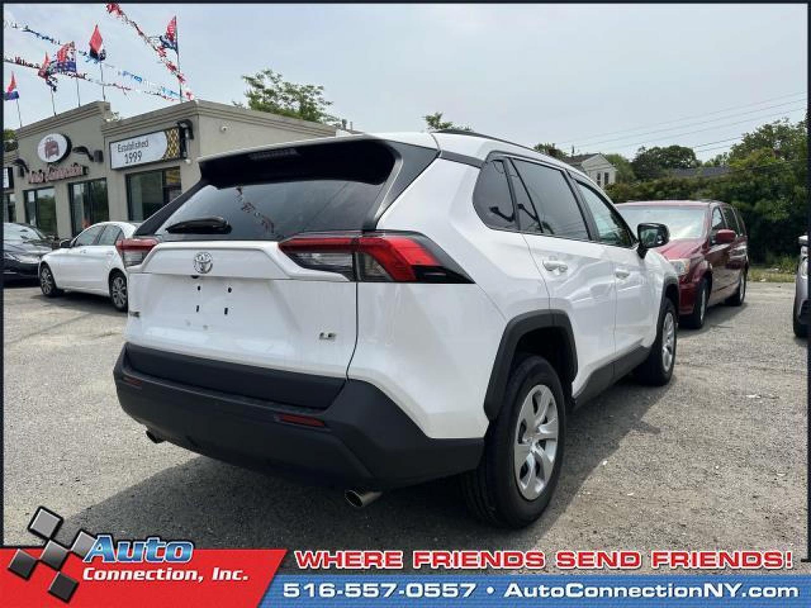 2021 Super White /Black Toyota RAV4 LE FWD (Natl) (2T3H1RFV7MC) , Automatic transmission, located at 2860 Sunrise Hwy, Bellmore, NY, 11710, (516) 557-0557, 40.669529, -73.522118 - With a mix of style and luxury, you'll be excited to jump into this 2021 Toyota RAV4 every morning. This RAV4 has 46532 miles, and it has plenty more to go with you behind the wheel. Buy with confidence knowing you're getting the best price and the best service. Experience it for yourself now. All - Photo #6