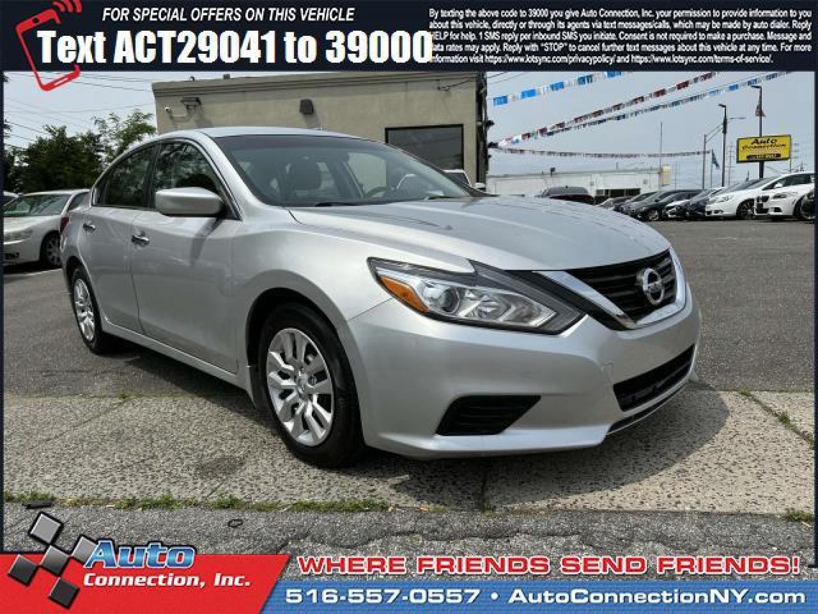 2018 Brilliant Silver /Charcoal Nissan Altima 2.5 S Sedan (1N4AL3AP3JC) , Automatic transmission, located at 2860 Sunrise Hwy, Bellmore, NY, 11710, (516) 557-0557, 40.669529, -73.522118 - You'll have a memorable drive every time you start this 2018 Nissan Altima up. Curious about how far this Altima has been driven? The odometer reads 63087 miles. We bring you so many options because we know you deserve choices. Ready for immediate delivery. All internet purchases include a 12 mo/ 1 - Photo #0