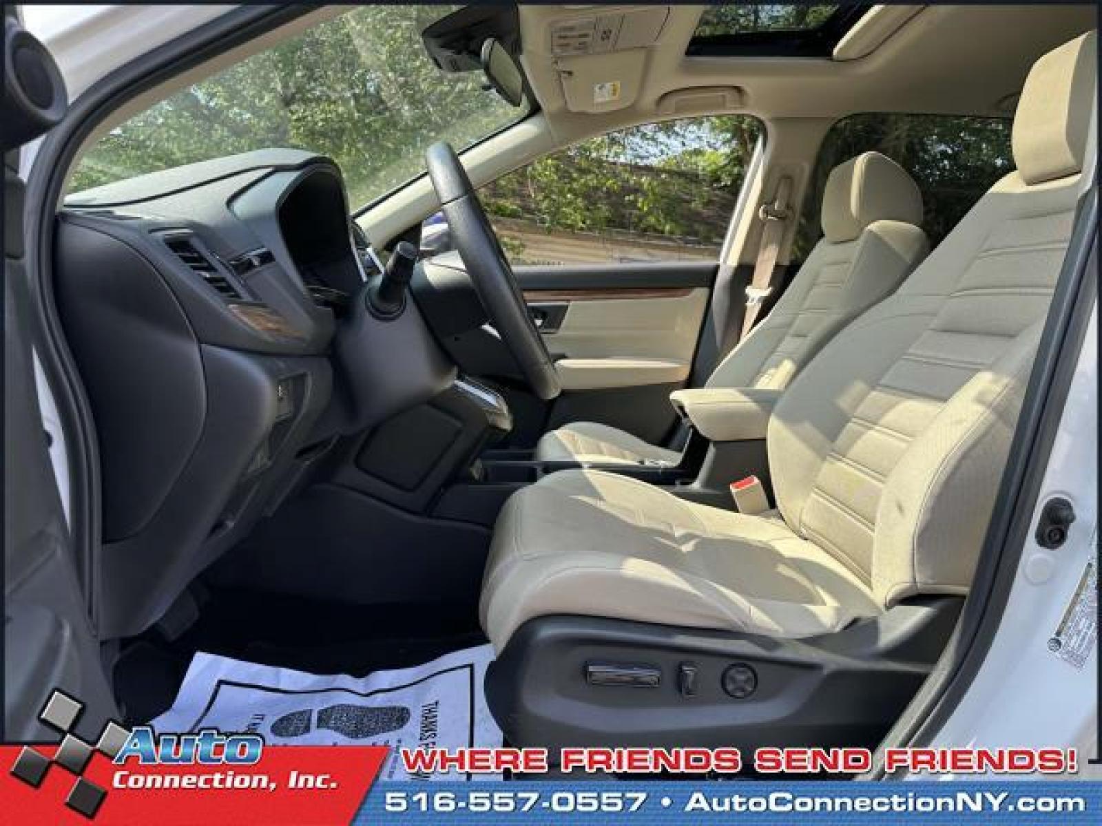 2020 Platinum White Pearl /Ivory Honda CR-V EX AWD (5J6RW2H52LL) , Automatic transmission, located at 2860 Sunrise Hwy, Bellmore, NY, 11710, (516) 557-0557, 40.669529, -73.522118 - Photo #8