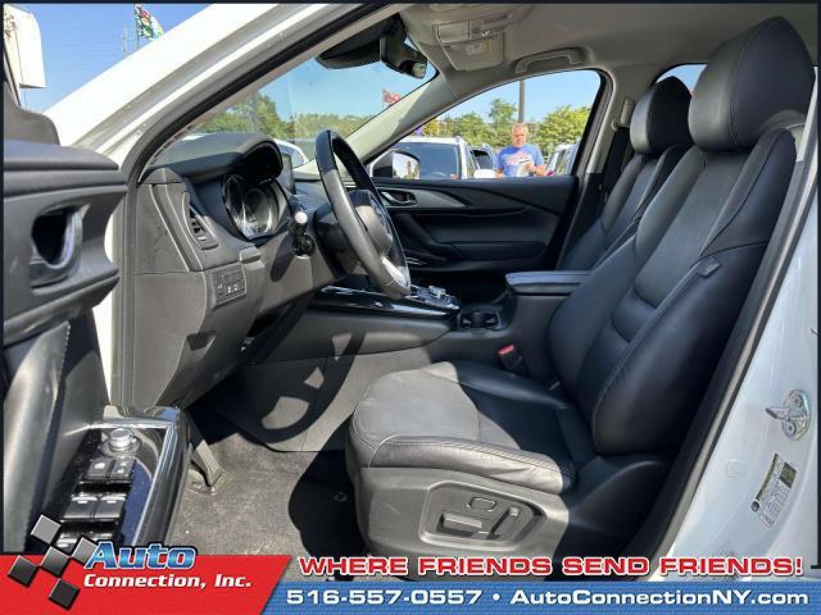 2019 Snowflake White Pearl Mica /Black Mazda CX-9 Touring AWD (JM3TCBCY9K0) , Automatic transmission, located at 2860 Sunrise Hwy, Bellmore, NY, 11710, (516) 557-0557, 40.669529, -73.522118 - You'll be completely happy with this 2019 Mazda CX-9. Curious about how far this CX-9 has been driven? The odometer reads 32597 miles. At Auto Connection, we don't just sell cars; we take care of our customers' needs first. Ready for immediate delivery. All internet purchases include a 12 mo/ 12000 - Photo #9