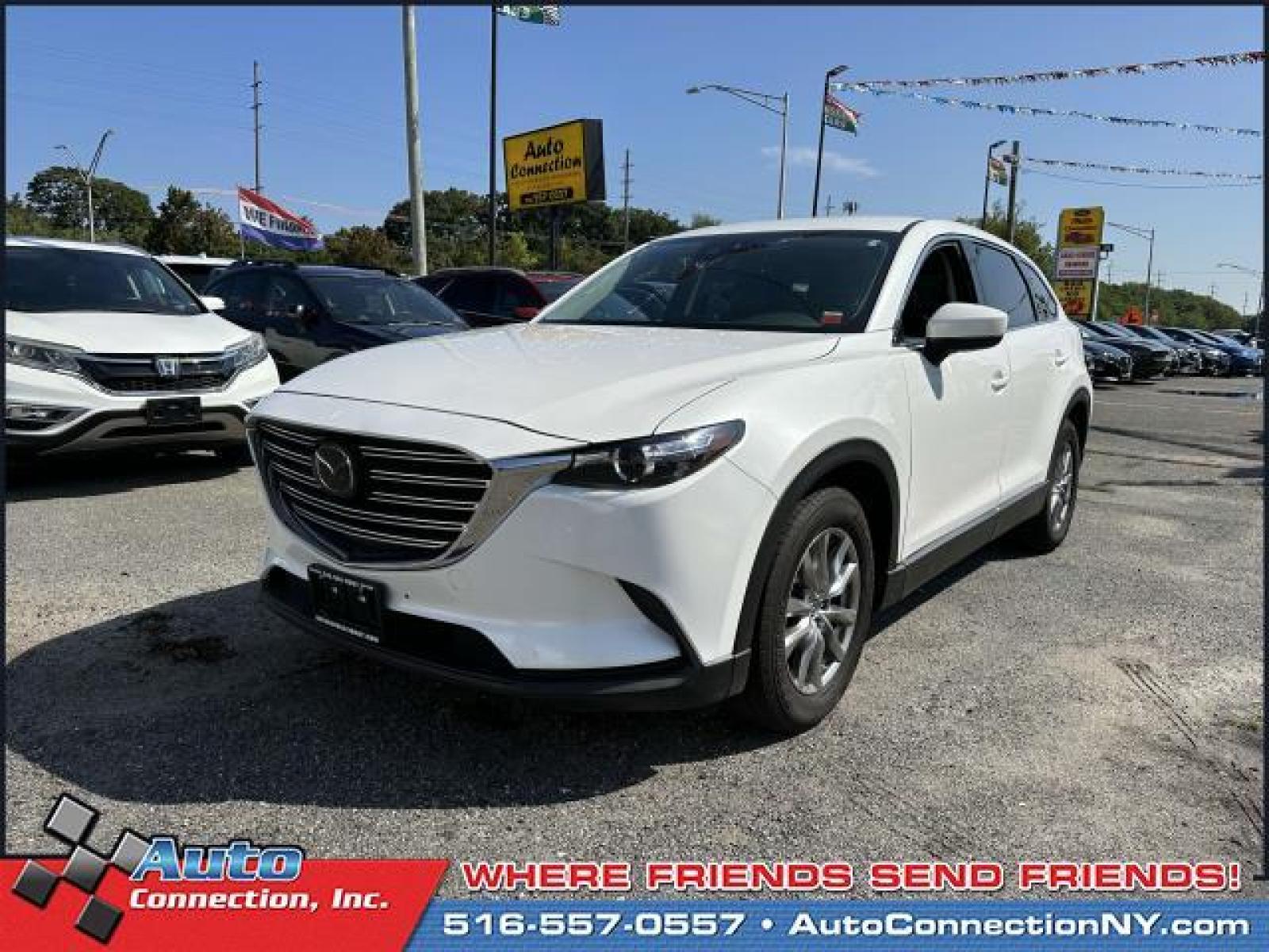 2019 Snowflake White Pearl Mica /Black Mazda CX-9 Touring AWD (JM3TCBCY9K0) , Automatic transmission, located at 2860 Sunrise Hwy, Bellmore, NY, 11710, (516) 557-0557, 40.669529, -73.522118 - You'll be completely happy with this 2019 Mazda CX-9. Curious about how far this CX-9 has been driven? The odometer reads 32597 miles. At Auto Connection, we don't just sell cars; we take care of our customers' needs first. Ready for immediate delivery. All internet purchases include a 12 mo/ 12000 - Photo #2