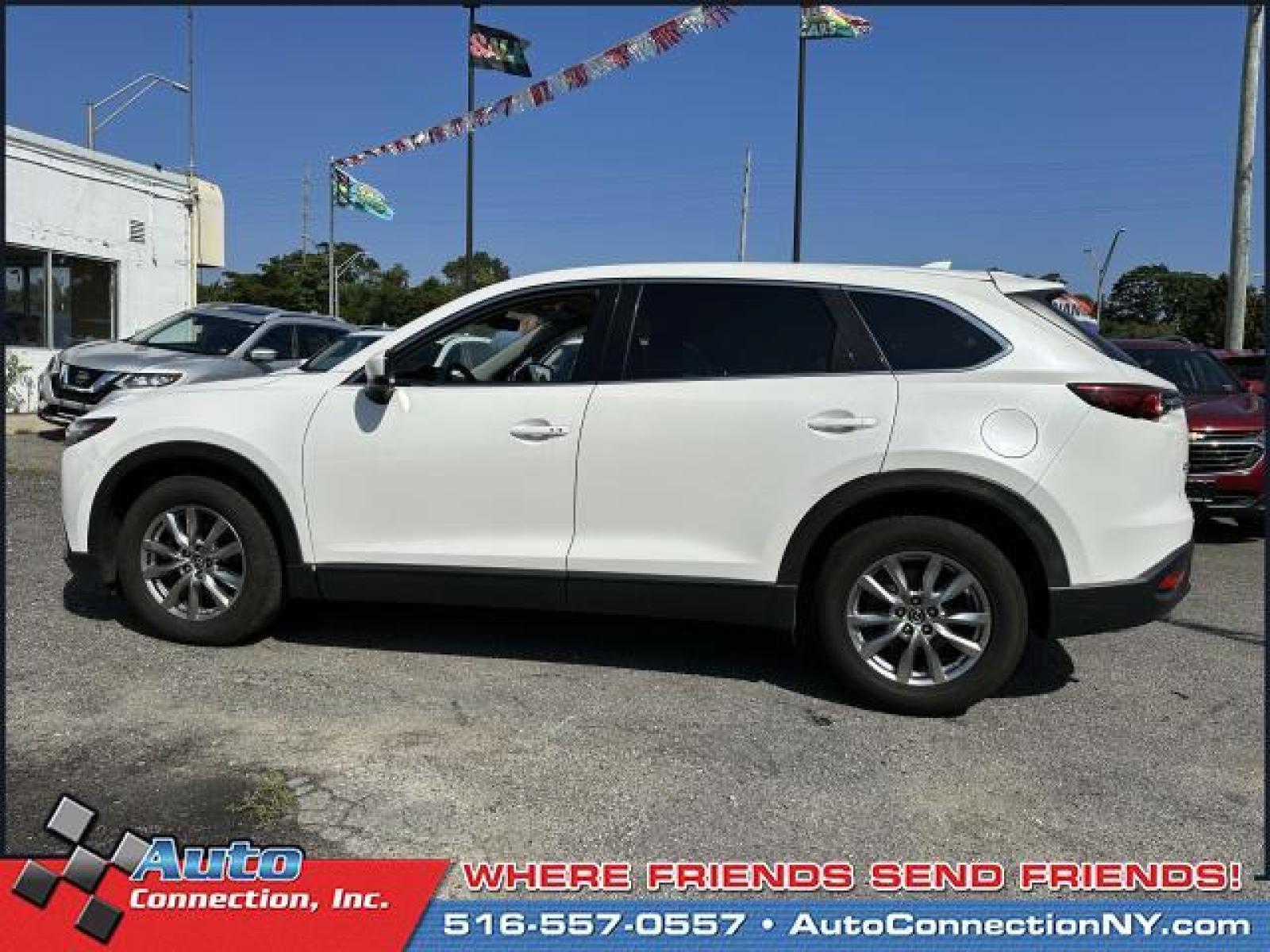 2019 Snowflake White Pearl Mica /Black Mazda CX-9 Touring AWD (JM3TCBCY9K0) , Automatic transmission, located at 2860 Sunrise Hwy, Bellmore, NY, 11710, (516) 557-0557, 40.669529, -73.522118 - You'll be completely happy with this 2019 Mazda CX-9. Curious about how far this CX-9 has been driven? The odometer reads 32597 miles. At Auto Connection, we don't just sell cars; we take care of our customers' needs first. Ready for immediate delivery. All internet purchases include a 12 mo/ 12000 - Photo #4