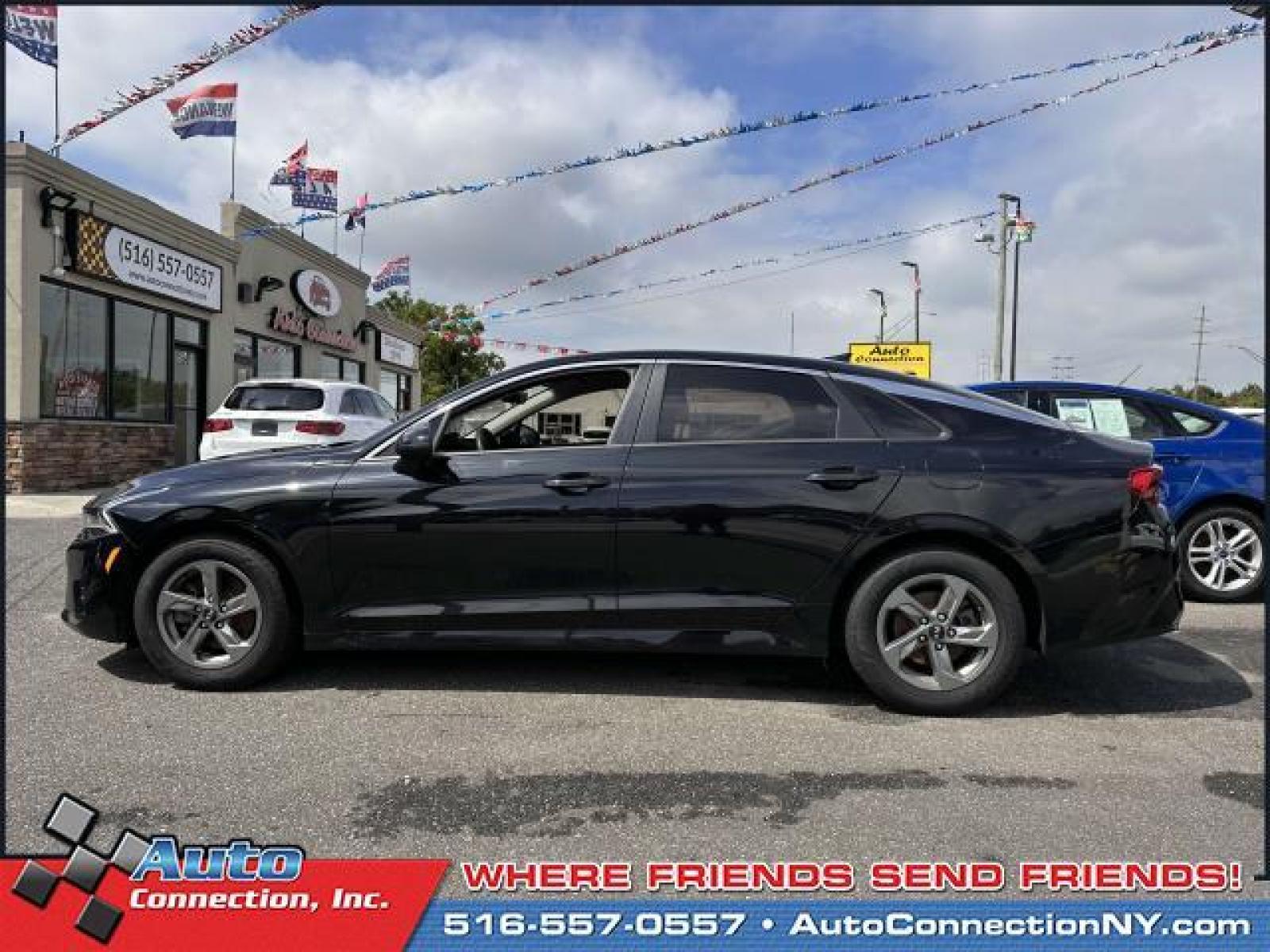 2021 Ebony Black /Black Kia K5 LXS Auto FWD (5XXG14J29MG) , Automatic transmission, located at 2860 Sunrise Hwy, Bellmore, NY, 11710, (516) 557-0557, 40.669529, -73.522118 - Want to know the secret ingredient to this 2021 Kia K5? This K5 has traveled 58095 miles, and is ready for you to drive it for many more. Real cars. Real prices. Real people. Schedule now for a test drive before this model is gone. All internet purchases include a 12 mo/ 12000 mile protection plan. - Photo #4