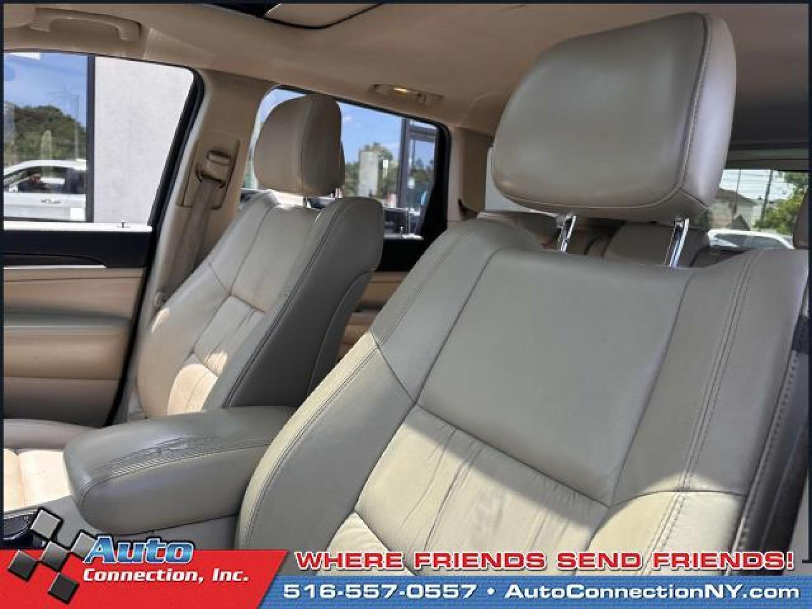2014 Bright White Clearcoat /Black/Lt Frost Beige Jeep Grand Cherokee 4WD 4dr Limited (1C4RJFBG6EC) , Automatic transmission, located at 2860 Sunrise Hwy, Bellmore, NY, 11710, (516) 557-0557, 40.669529, -73.522118 - Get lots for your money with this 2014 Jeep Grand Cherokee. Curious about how far this Grand Cherokee has been driven? The odometer reads 125814 miles. Your happiness is our No. 1 priority. Adventure is calling! Drive it home today. All internet purchases include a 12 mo/ 12000 mile protection plan - Photo #11