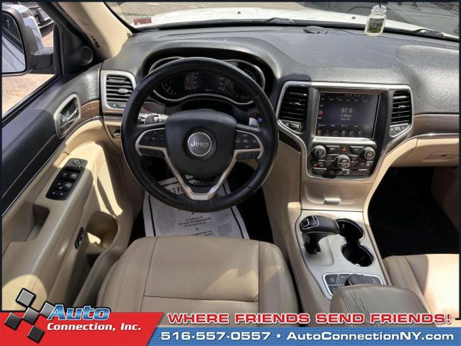 2014 Bright White Clearcoat /Black/Lt Frost Beige Jeep Grand Cherokee 4WD 4dr Limited (1C4RJFBG6EC) , Automatic transmission, located at 2860 Sunrise Hwy, Bellmore, NY, 11710, (516) 557-0557, 40.669529, -73.522118 - Get lots for your money with this 2014 Jeep Grand Cherokee. Curious about how far this Grand Cherokee has been driven? The odometer reads 125814 miles. Your happiness is our No. 1 priority. Adventure is calling! Drive it home today. All internet purchases include a 12 mo/ 12000 mile protection plan - Photo #15