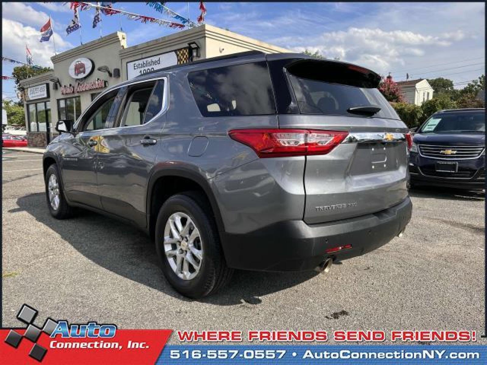 2020 Graphite Metallic /Jet Black Chevrolet Traverse AWD 4dr LT Leather (1GNEVHKW8LJ) , Automatic transmission, located at 2860 Sunrise Hwy, Bellmore, NY, 11710, (516) 557-0557, 40.669529, -73.522118 - Cruise in complete comfort in this 2020 Chevrolet Traverse! This Traverse has been driven with care for 43475 miles. We won't sell you a vehicle that we wouldn't sell our family. Call today to speak to any of our sale associates. All internet purchases include a 12 mo/ 12000 mile protection plan. A - Photo #3