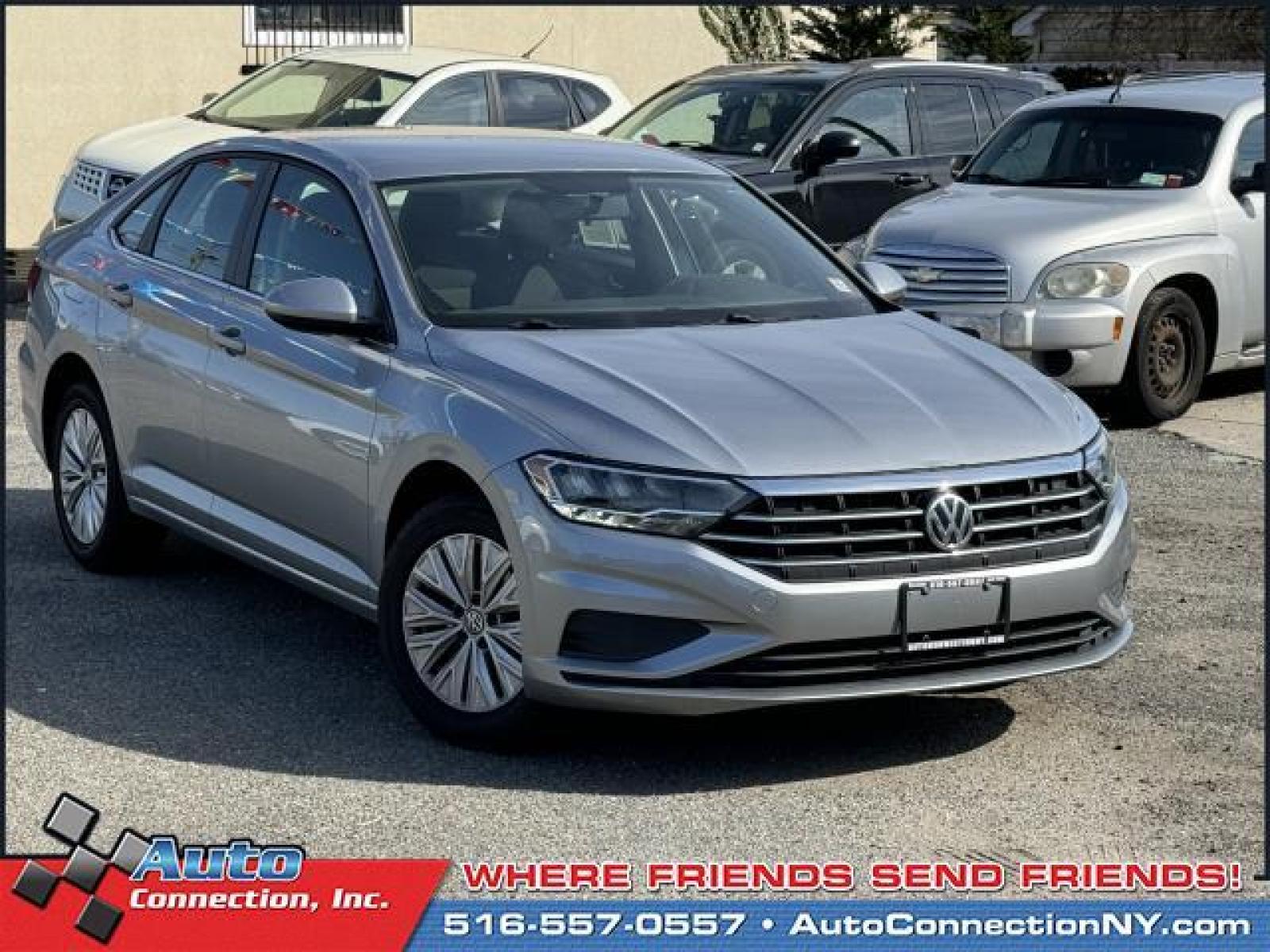 2019 Pyrite Silver Metallic /Titan Black Volkswagen Jetta S Auto w/SULEV (3VWC57BU6KM) , Automatic transmission, located at 2860 Sunrise Hwy, Bellmore, NY, 11710, (516) 557-0557, 40.669529, -73.522118 - Form meets function with the 2019 Volkswagen Jetta. This Jetta has 69185 miles, and it has plenty more to go with you behind the wheel. At Auto Connection, we don't just sell cars; we take care of our customers' needs first. Experience it for yourself now. All internet purchases include a 12 mo/ 12 - Photo #2