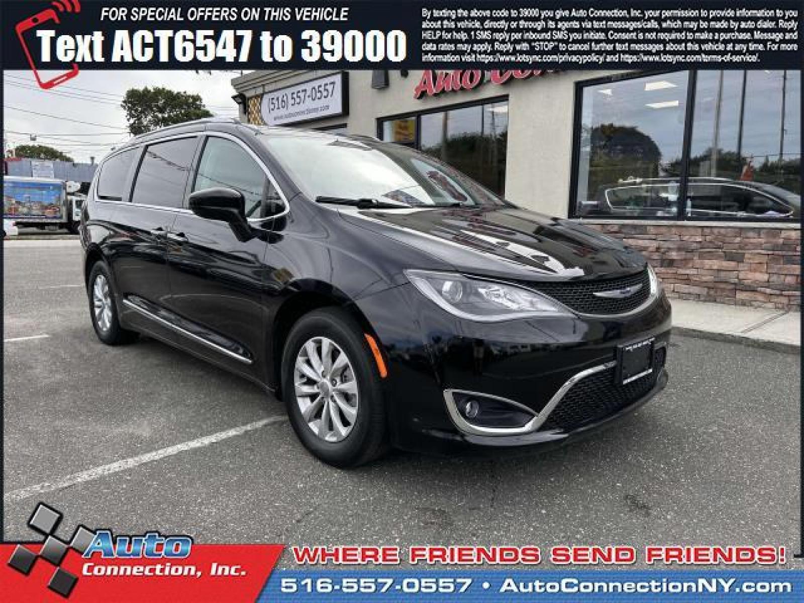 2019 Brilliant Black Crystal Pearlcoat /Black/Alloy Chrysler Pacifica Touring L FWD (2C4RC1BG5KR) , Automatic transmission, located at 2860 Sunrise Hwy, Bellmore, NY, 11710, (516) 557-0557, 40.669529, -73.522118 - Your search is over with this 2019 Chrysler Pacifica. This Pacifica has 27843 miles. At Auto Connection, we don't just sell cars; we take care of our customers' needs first. Start driving today. All internet purchases include a 12 mo/ 12000 mile protection plan. All internet purchase prices are dis - Photo #0