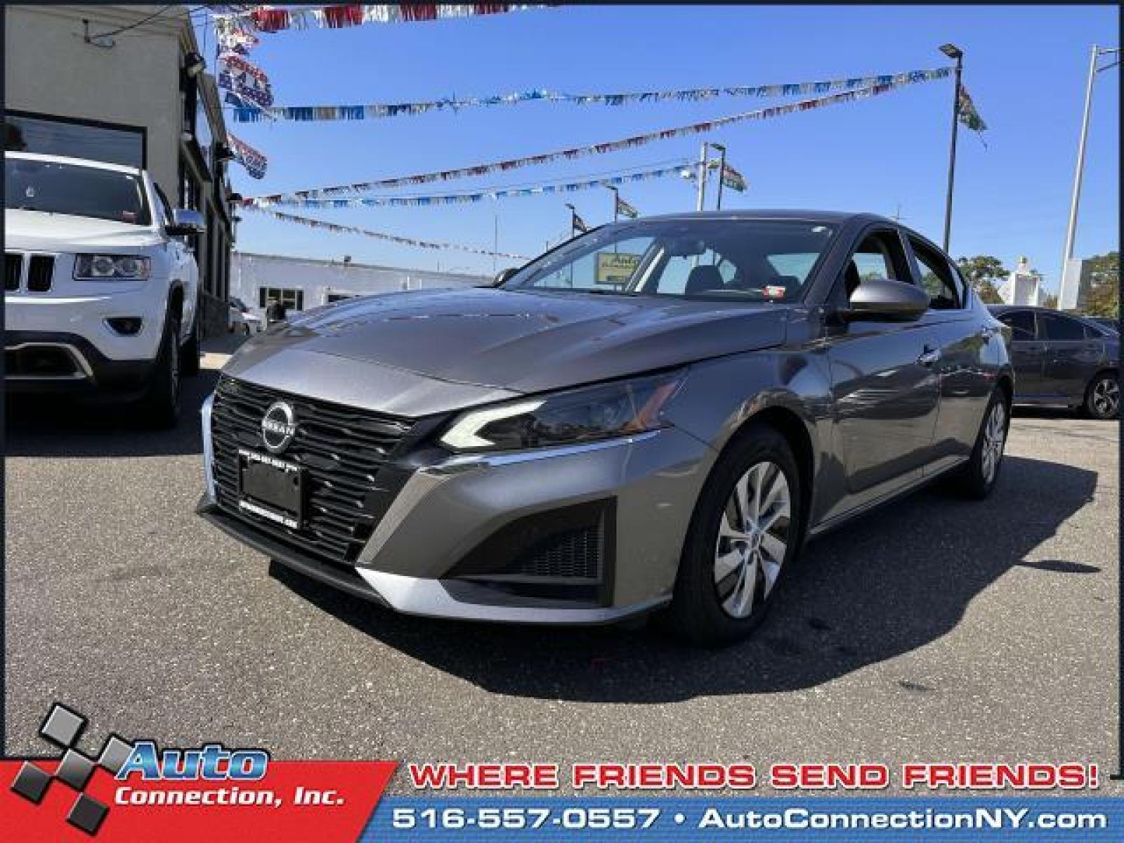 2023 Gun Metallic /Charcoal Nissan Altima 2.5 S Sedan (1N4BL4BV7PN) , Automatic transmission, located at 2860 Sunrise Hwy, Bellmore, NY, 11710, (516) 557-0557, 40.669529, -73.522118 - This 2023 Nissan Altima is a dream to drive. This Altima offers you 28901 miles, and will be sure to give you many more. With more vehicles and deals than you know what to do with, you'll love the options we have for you. We are eager to move tis vehicle so the time is now, come visit us today. Al - Photo #2