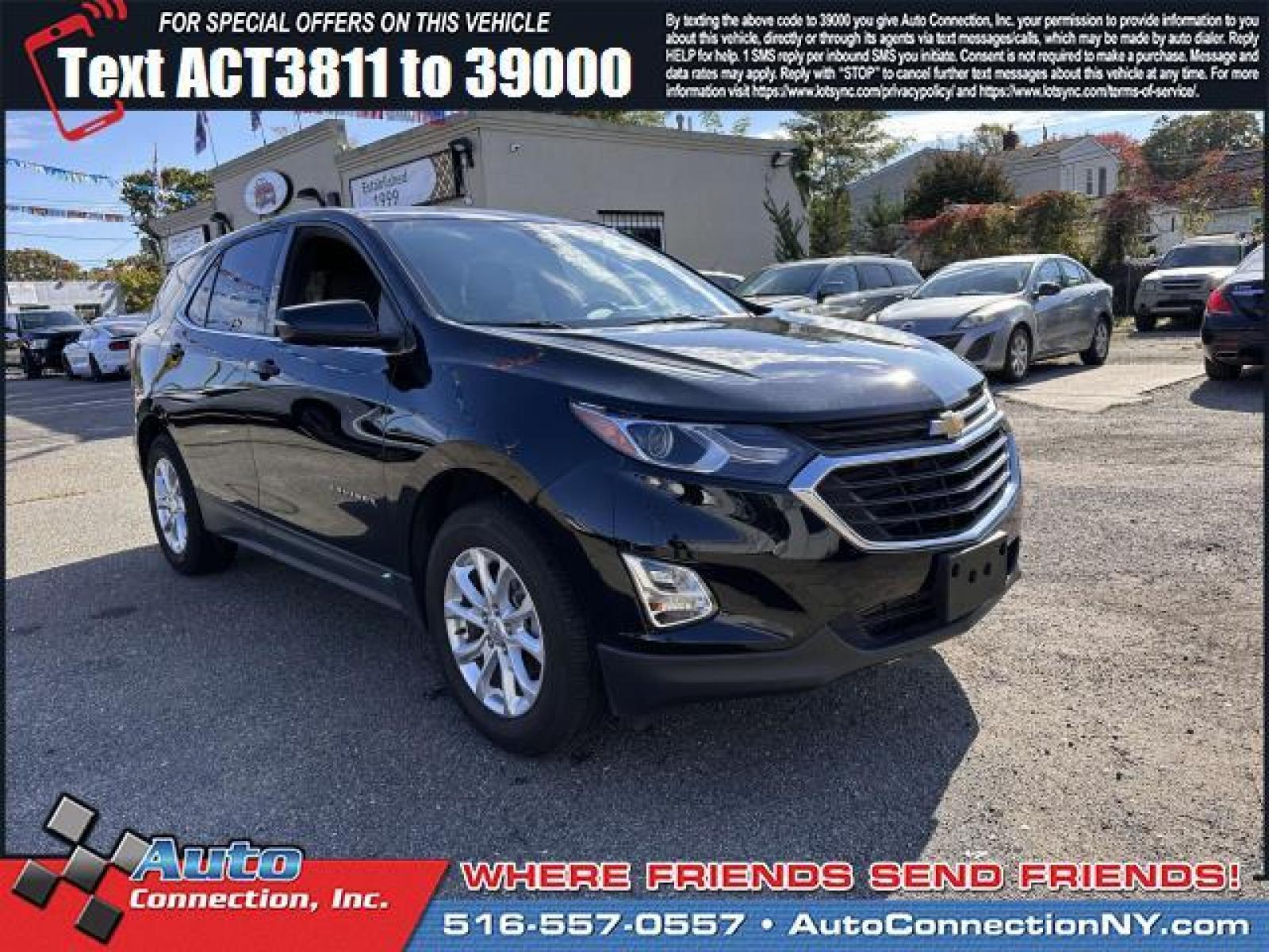 2019 Mosaic Black Metallic /Jet Black Chevrolet Equinox AWD 4dr LT w/2FL (2GNAXTEV6K6) , Automatic transmission, located at 2860 Sunrise Hwy, Bellmore, NY, 11710, (516) 557-0557, 40.669529, -73.522118 - You'll start looking for excuses to drive once you get behind the wheel of this 2019 Chevrolet Equinox! This Equinox has been driven with care for 14191 miles. We crush the competition on price and service. Not finding what you're looking for? Give us your feedback. All internet purchases include a - Photo #0