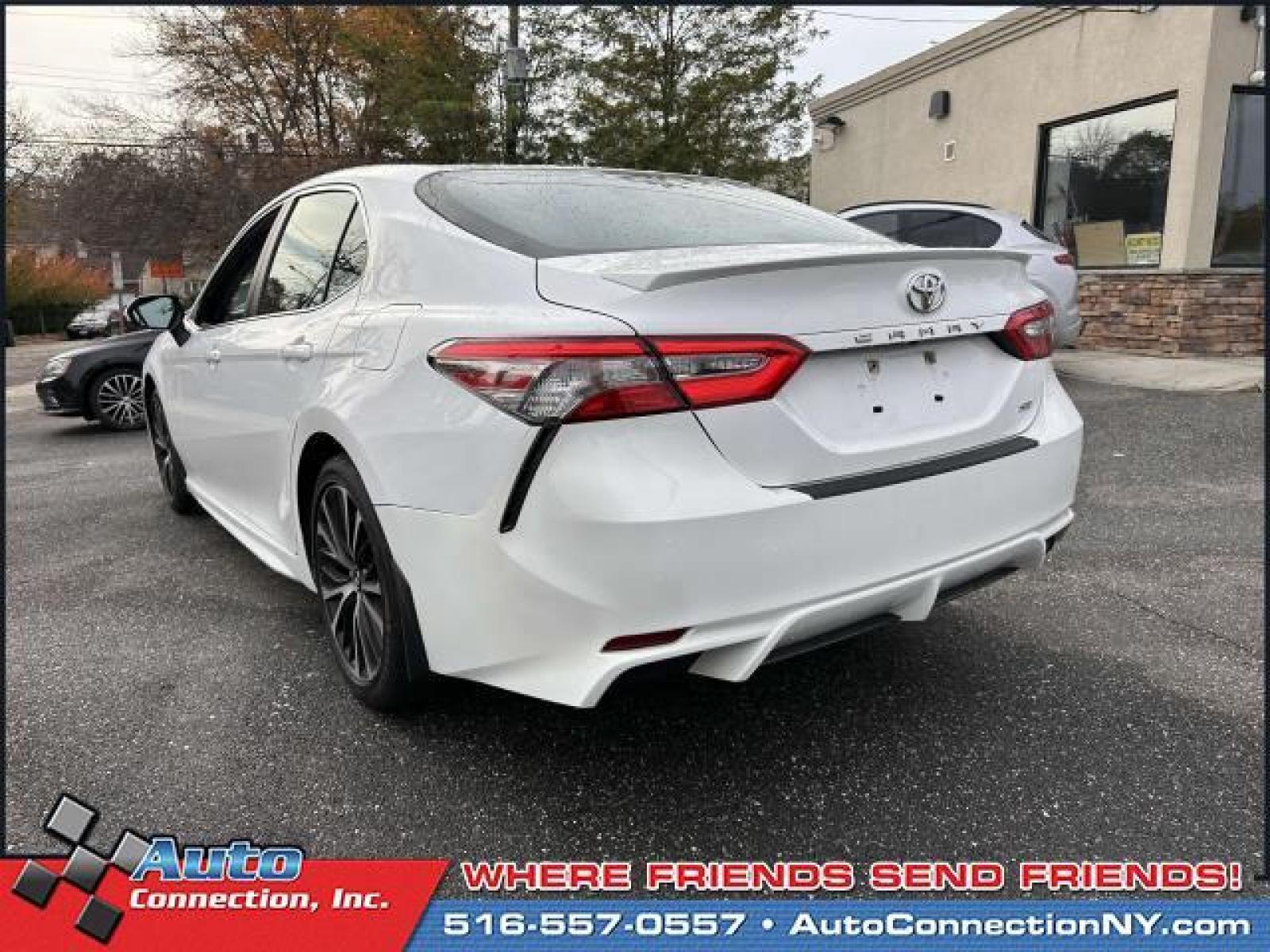 2018 Super White /Black Toyota Camry SE Auto (Natl) (4T1B11HKXJU) , Automatic transmission, located at 2860 Sunrise Hwy, Bellmore, NY, 11710, (516) 557-0557, 40.669529, -73.522118 - Your search is over with this 2018 Toyota Camry. This Camry has 69077 miles. We try to make the purchase process as easy and as hassle-free as possible. Drive it home today. All internet purchases include a 12 mo/ 12000 mile protection plan. All internet purchase prices are displayed with a $1995 t - Photo #5