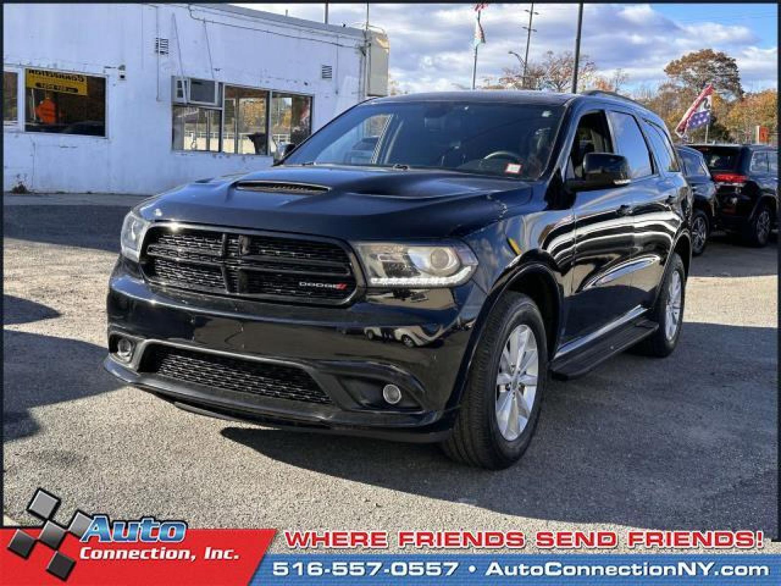 2018 DB Black Clearcoat /Black Dodge Durango GT AWD (1C4RDJDG3JC) , Automatic transmission, located at 2860 Sunrise Hwy, Bellmore, NY, 11710, (516) 557-0557, 40.669529, -73.522118 - After you get a look at this beautiful 2018 Dodge Durango, you'll wonder what took you so long to go check it out! This Durango has traveled 55703 miles, and is ready for you to drive it for many more. We bring you so many options because we know you deserve choices. Call today to speak to any of o - Photo #2